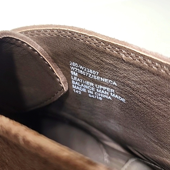 Women's Tan And Black Suede Lace-Up Booties White Mountain Size 9 - Picture 4 of 9